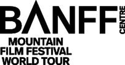 Logo des Banff Filmfestival schwarze Schrift auf weißem Grund 4 Zeilen der Schriftzug Banff ist groß herausgehoben © 